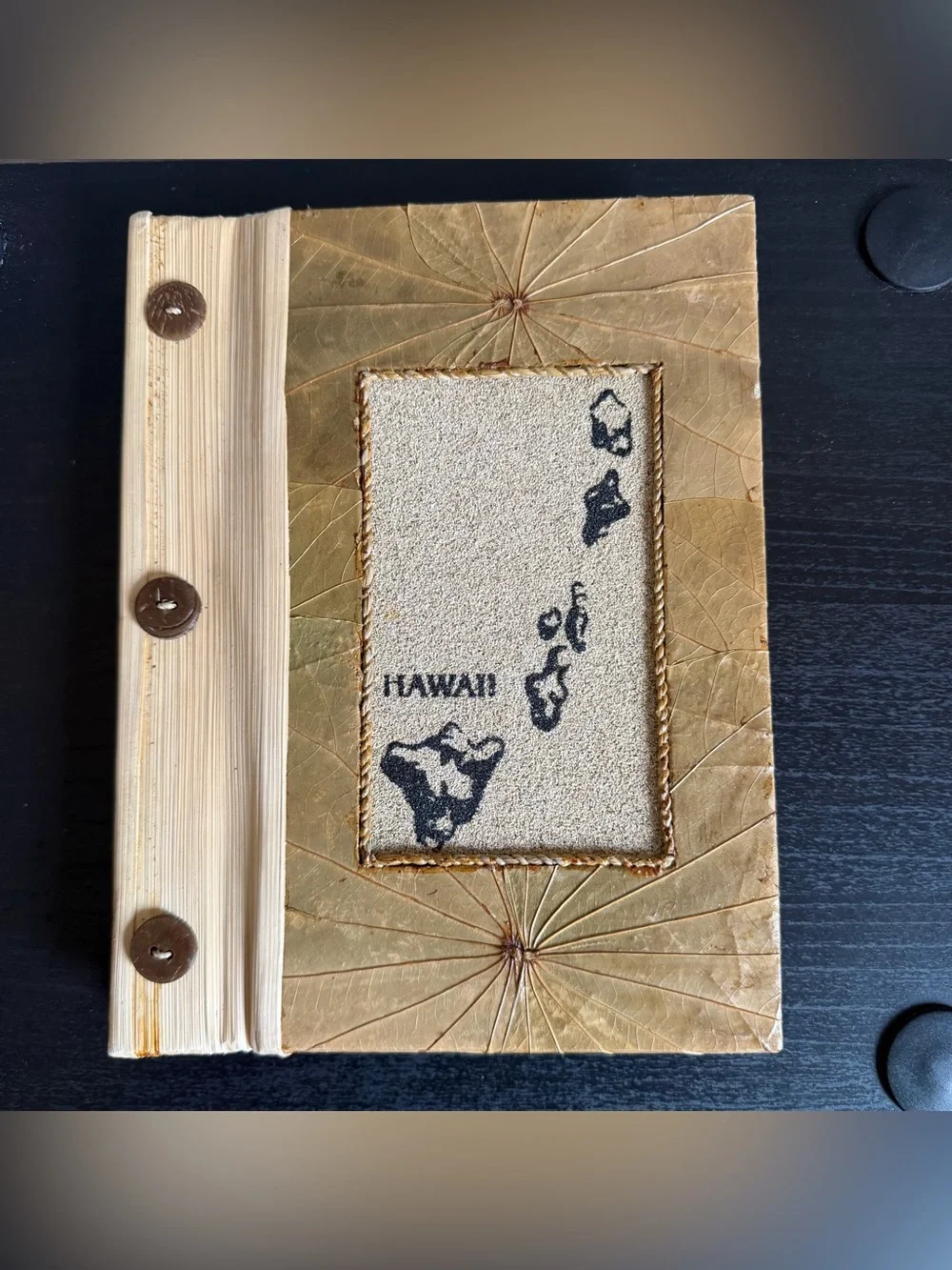 Photo Albums Handmade Natural Materials Hawaii Islands 6x8” Hawaiian Gift New